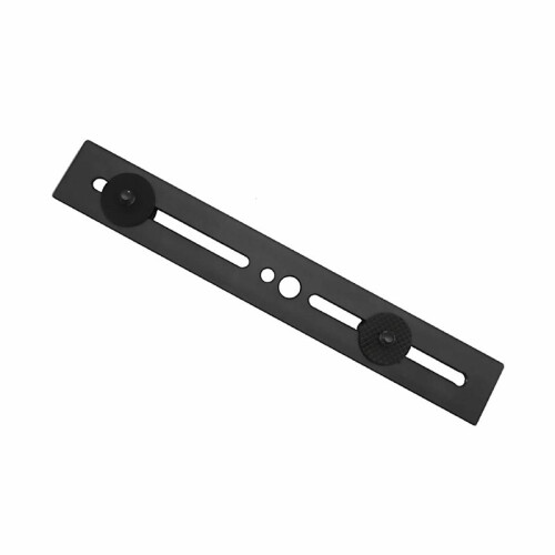 Dual Camera Mount Tripod Bracket Camera Flash Brackets Extension Bar with 1/4" Screw for Camera Light 1