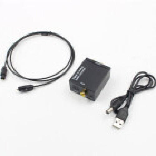 (EU Cable)Adattatore convertitore digitale ottico coassiale Toslink ad audio analogico Rca Lr