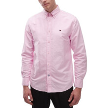 (Pink, L) Tommy Hilfiger Mens Shirts Heritage Oxford Shirt