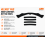KTM Enduro Bicycle Helmet Replacement Interior Comfort Pad Liner Insert 1