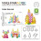 (Magnetic 60pcs)Castello delle Fiabe e Natale Puzzle Magnetico Set per Bambini Gioco Creativo 1