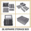 Silverware Storage Box,Flatware Organizer with Zipper Lid, 5 Compartment Cutlery Case with Adjustable Divider and Handle 9