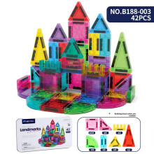 (Style30)Magnetic Toy Blocks With Animals And Castle Design For Childrens Imagination
