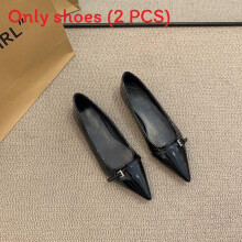 (Black,35)Flache Freizeitschuhe für Damen mit einfarbigem und spitzem Design für Komfort Frühling