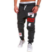(DarkGray,2XL)Mens Tracksuit Sport Gym Slim Fit Skinny Jogging Joggers Sweat Trousers Pants