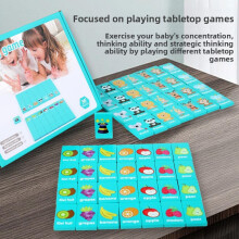 Rompecabezas de madera y juego de dominó para niños con oportunidades creativas jugar
