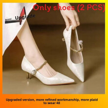 (White,35)Chaussures à talons bas bout pointu avec motifs imprimés et décor nacré femme pour