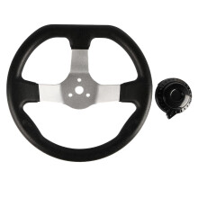 VOANZO 270mm Off-Road Kart Steering Wheel Compatible with Riding Go Kart Cart Racing Ideal for Enhanced Control and Performance