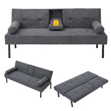 Panana Sofa Bed,Fabric Click Clack Sofa Bed, Convertible Futon Settee, Futon Recliner Lounge for Living Room, Spare Room, Bedroom