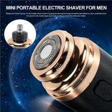 2 in 1 Draagbare Elektrische Scheerapparaat Neushaar Trimmer Oplaadbare Elektrische Scheerapparaat Capsule Reis Scheerapparaat B