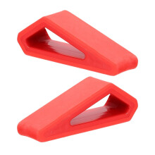 PATIKIL Laptop/Computer Keyboard Stand, 2-Pack Laptop Notebook Holder Portable Ventilated Anti-Slip for Desk Compact Cooling Notebook/Tablet, Red