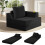 MeMoreCool Folding Sofa Bed Single, Convertible Boneless Couch with Pillow 1