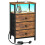 LOAKEKEL Bedside Table with Charging Station, Side Table with 3 Drawers 1