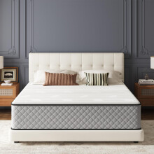 Matoresu Hybrid Double Mattresses 4ft6 25cm Medium Firm Pocket Sprung 7-Zone OEKO-TEX Certified â“ Motion Isolation & Pressure Relief for Back Pain