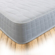 Starlight Beds Quilted Box Hybrid Sprung Small Double Mattress with Memory Foam Layer, Medium-Soft, 4ft x 6ft3 (120x190x20cm)
