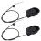 MospdyGear 2-Piece Recliner Handle Repair Kit, Universal Black Metal Release Pull with Cable for Reclining Sofas 1