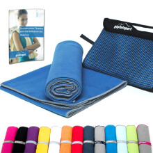 gipfelsport Microfibre Towel 1x XS(50x30cm) without bag Blue