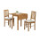 Birlea DROP LEAF DINING SET OAK COLOUR FINISH 1