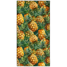 YISUMEI Pineapples Beach Towels for Adults Extra Large 180 x 90 cm, Fruit Pattern Print Microfibre Quick Dry Towel for Travel Swimming Camping Sports
