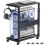 Computer Tower Stand, Adjustable 2-Tier CPU Holder Cart with Wheels 1