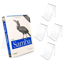 5Pcs Acrylic Book Stand Clear, Answaily Book Holders Display Shelf,Multi-Functional Display Easel,Desktop Decorative Storage Rack for Displaying