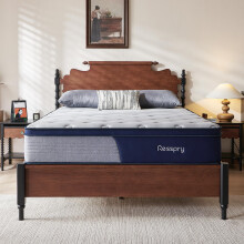 Resspry Small Double Size Mattress,12 Inch Memory Foam Sprung Mattress 4FT for Pressure Relief and Cool Sleep