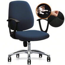 FYTXSZ Chair Covers Spandex Office Computer Chair Cover Stretch Removable Washable Rotate Swivel Chair Protective Covers (Navy Blue)