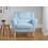 Birlea Birlea Lambeth Chair - Fabric, Duck Egg Blue 1