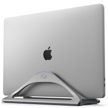 HumanCentric Vertical Laptop Stand for Desks in Space Grey, Upright Adjustable Holder to Dock Apple MacBook, MacBook Pro
