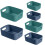 Vivikivi 6 Pcs Plastic Storage Boxes Storage Baskets of 3 Sizes 1