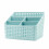 Fai Top 5 Grid Plastic Storage Basket Blue 1