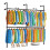 KZOBYD Extendable Wall Mounted Clothes Rails, Width 124 cm to 219 cm, Black 1