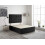 Bed Centre Black Plush Fabric Divan Base Plus Matching Headboard 3ft 4ft 4ft6 5ft 6ft (3FT (SINGLE)) 1