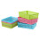 Dynko 6-Pack A4 Storage Colorized Baskets, Plastic Office Basket 1