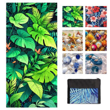 JAODFK Microfibre Beach Towel 71"X32" Quick Dry Lightweight Sand Free Large Thin Towels Travel Essentials For Adults Womens Swim Bath Accessories