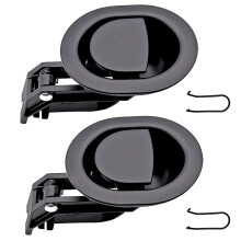 TopHomer 2Pcs Recliner Replacement Parts Universal Recliner Release Lever Pull Handle for Sofa Chair Couch, Hard Plastic, Black (9x7.6x7cm)