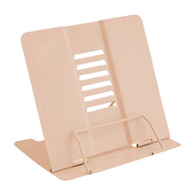 Geoyien Book Stand, Book Holder for Reading in Bed, Multifunctional Metal Reading Rack, Adjustable Angle, Correct Sitting Posture, Reduce Fatigue