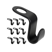 Sheryl&Rain 60Pcs Clothes Hanger Connector Hooks, Clothes Hangers Space Savers, Space Saving Hangers for Wardrobes,Space-Saving Clothe Hanger