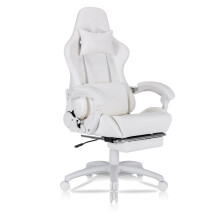 Homracer Gaming Chair Grade:A Genuine Leather Ergonomic Office Computer Chair-High Back with Massage Function, 360Â Swivel Adjustable Armrests