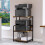 3-Tier Printer Stand, Large Printer Table on Wheels, Movable Printer Stand with Storage, Rolling Printer Cart for Fax Scanner Files Media Player 1