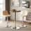 Homcom HOMCOM Round Bar Table, Swivel Bistro Table with Adjustable Height 1