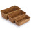 SUMTree Set of 3 Seagrass Storage Baskets Natural wicker Baskets (Caramel) 1
