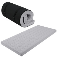 MeMoreCool Roll Up Floor Mattress Single 190x75cm, Light Grey