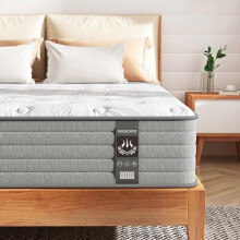 CIUANCE Double Size Mattress 4FT6, 10 Inch Gel Infused Double Mattress with Individual Pocket Springs for Ultimate Support & Pressure Relief