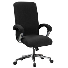Catime Computer Office Chair Cover, Polar Fleece Stretch Large Chair Slipcover, Full Wrap Elastic Seat Covers