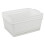 Yarebest Large Plastic Storage Basket Box, Cupboard Storage Baskets, 3-Pack (White) 1