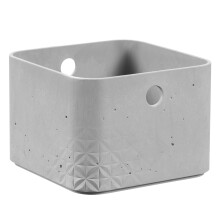 CURVER | Concrete effect box XS Cube 3L 17x17x12cm Grey