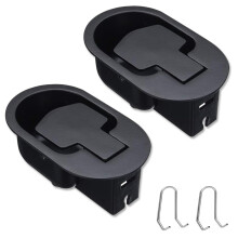 NEUSID 2 Pcs Recliner Chair Parts, Universal Sofa Couch Recliner Chair Release Pull Handle Replacement Parts Aluminum Alloy Thicken (Handle Only)