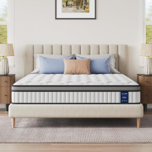 BedStory 3FT Single Hybrid Mattress, 22cm Pocket Sprung Mattress, 90x190cm