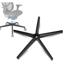 Baasha office chair base, office chair base replacement, black base, swivel chair base, chair base ,suitable for 11mm x 22mm castors